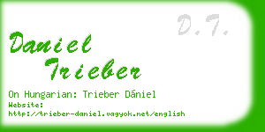 daniel trieber business card