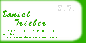 daniel trieber business card